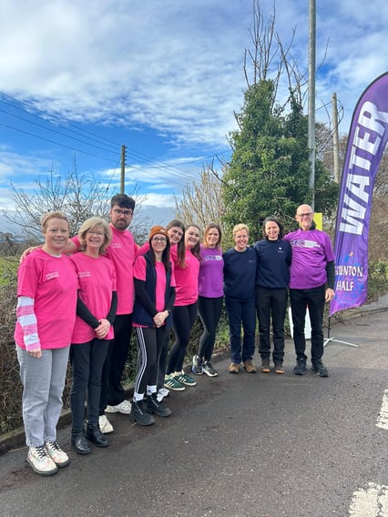 Volunteers at aid station 1