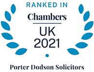 Chambers UK 2021 Porter Dodson ranked