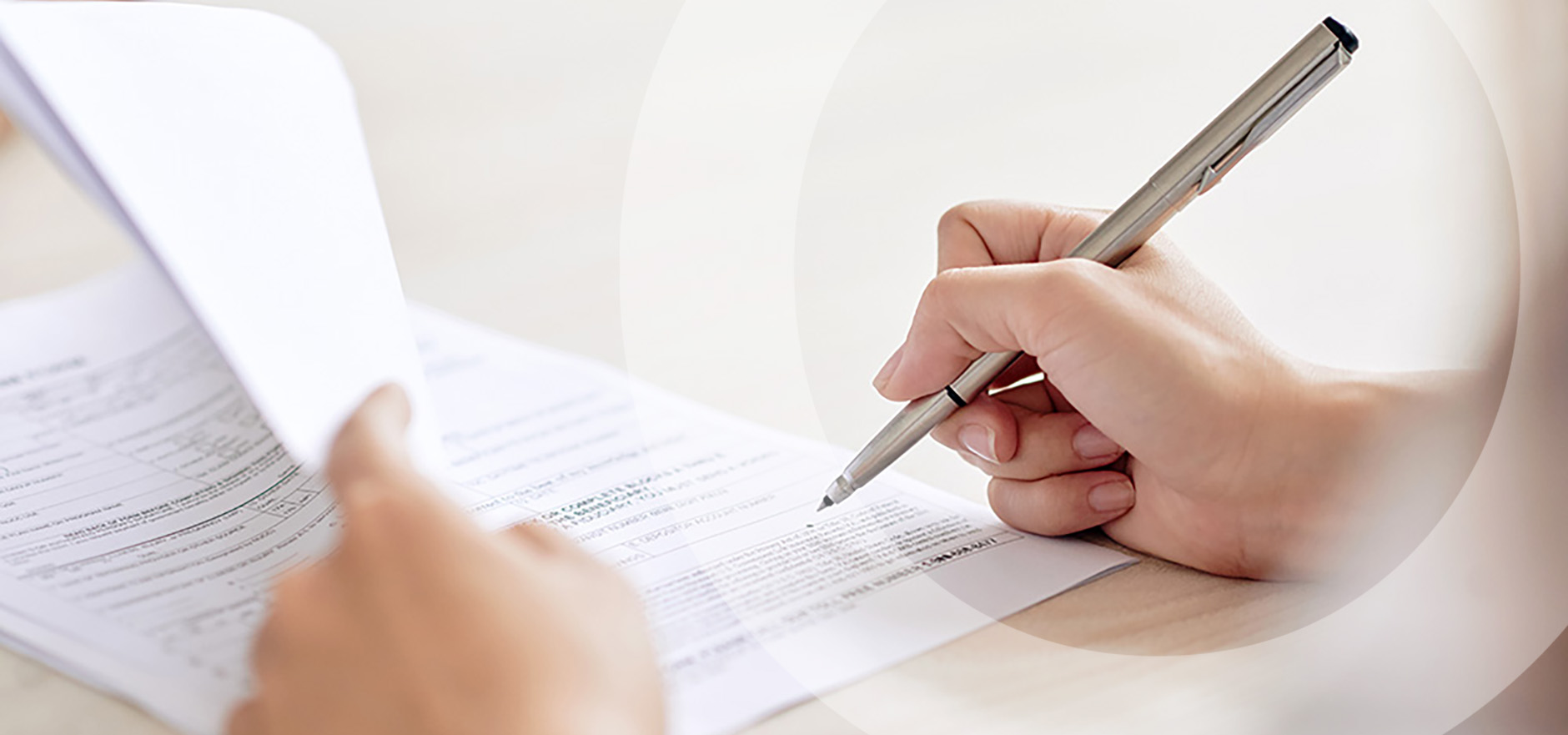 sign paperwork